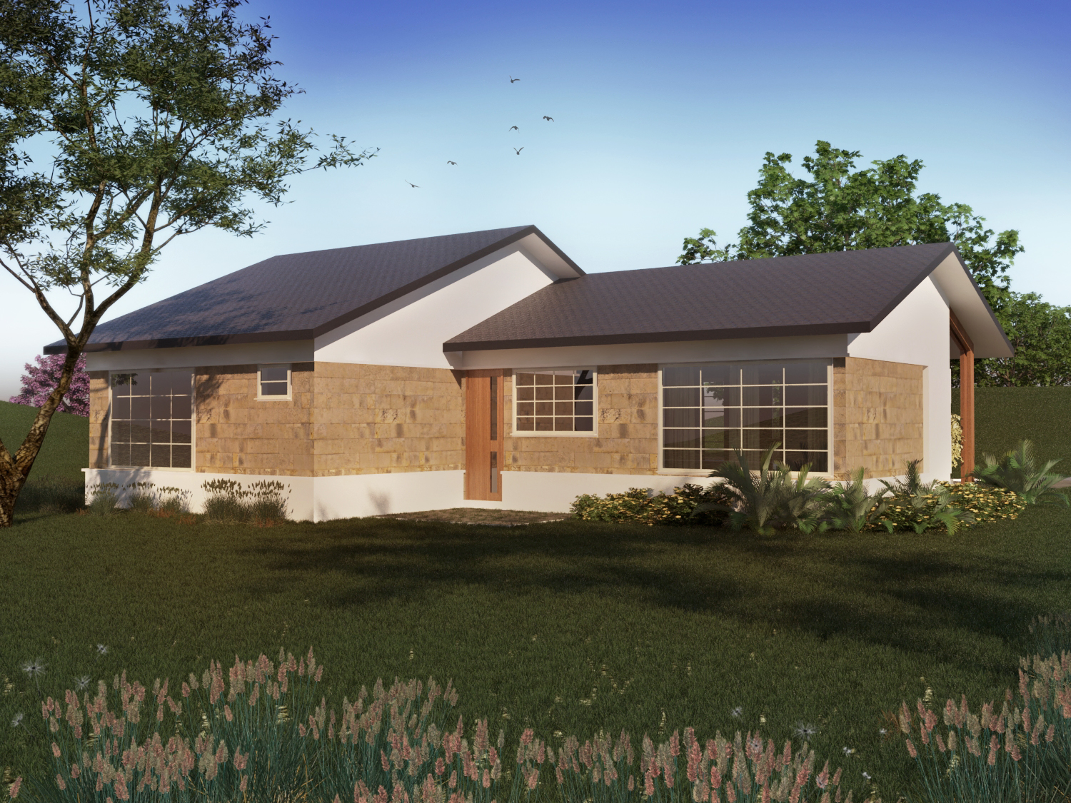 Bungalow House Plan 3 Bedroom 2 Bath Build Cost 3 627 667 KSh