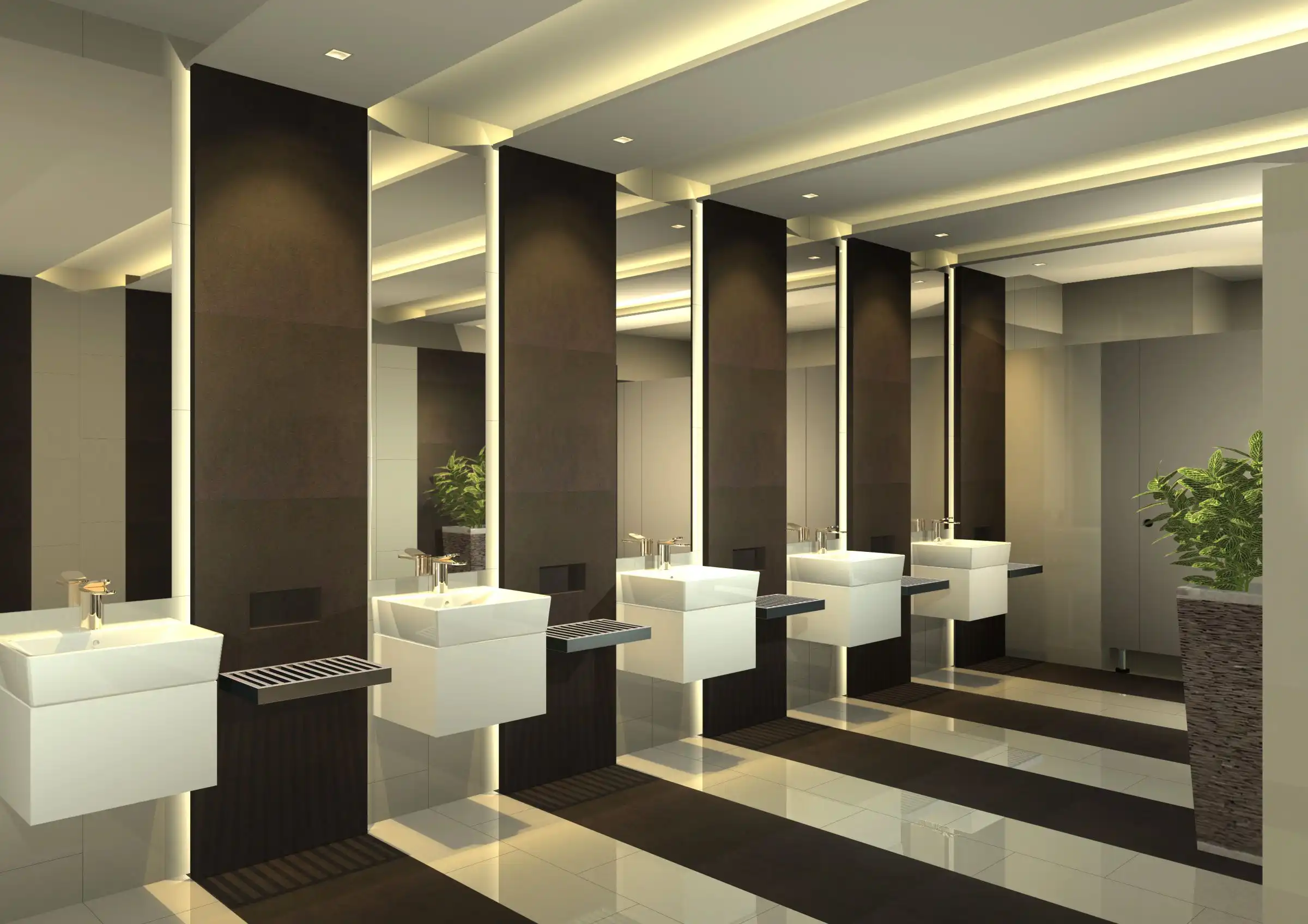 SAP Bathroom Renovation - bathroom render.jpg from Inuua Tujenge house plans with 0 bedrooms and 4 bathrooms. ( module )