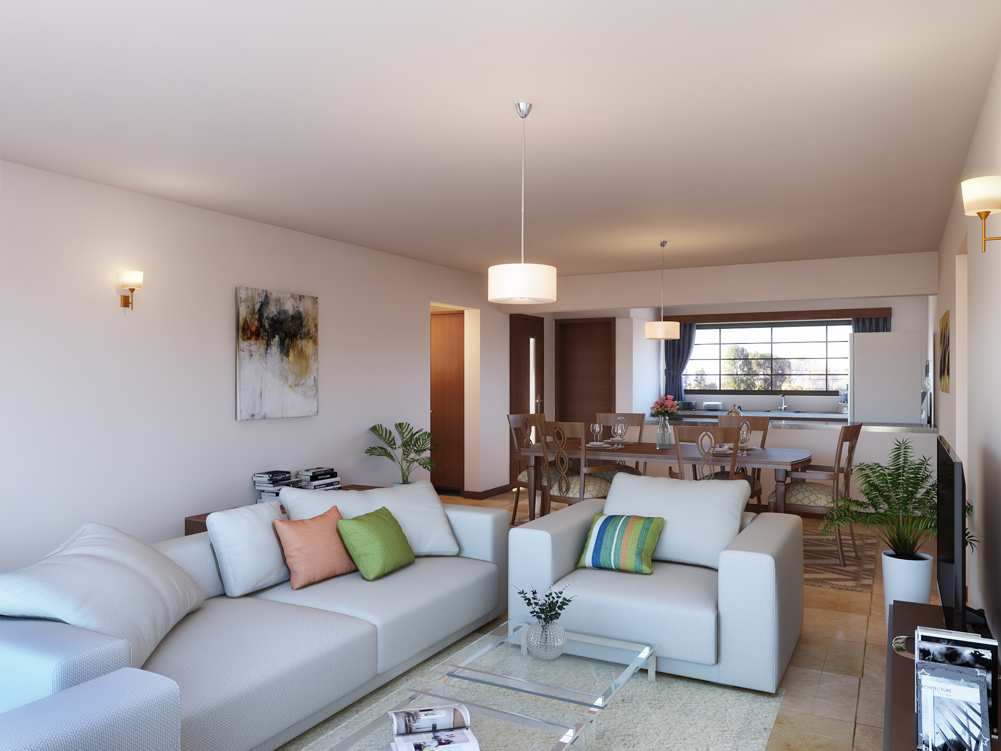 4 Bedroom Bungalow - ID 4142 - 4BED BNGL TP4.1 OP2 INTERIOR.jpg from Inuua Tujenge house plans with 4 bedrooms and 3 bathrooms. ( bungalow )